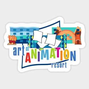 Art of Animation Resort Sticker